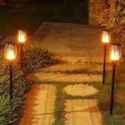 Solar Flame Torch Light – Flickering LED Outdoor Garden Lamp