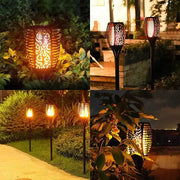 Solar Flame Torch Light – Flickering LED Outdoor Garden Lamp