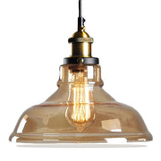 Antique Glass Pendant Light – Vintage Art Deco Hanging Lamp