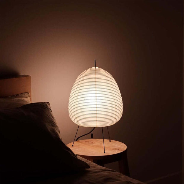 Akari Table Lamp – Japanese-Inspired Soft Glow Paper Light