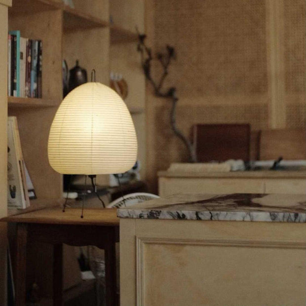 Akari Table Lamp – Japanese-Inspired Soft Glow Paper Light