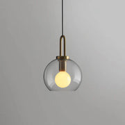 GlowNest – Refined Glass Pendant for Ambient Interiors