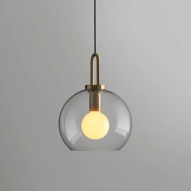 GlowNest – Refined Glass Pendant for Ambient Interiors