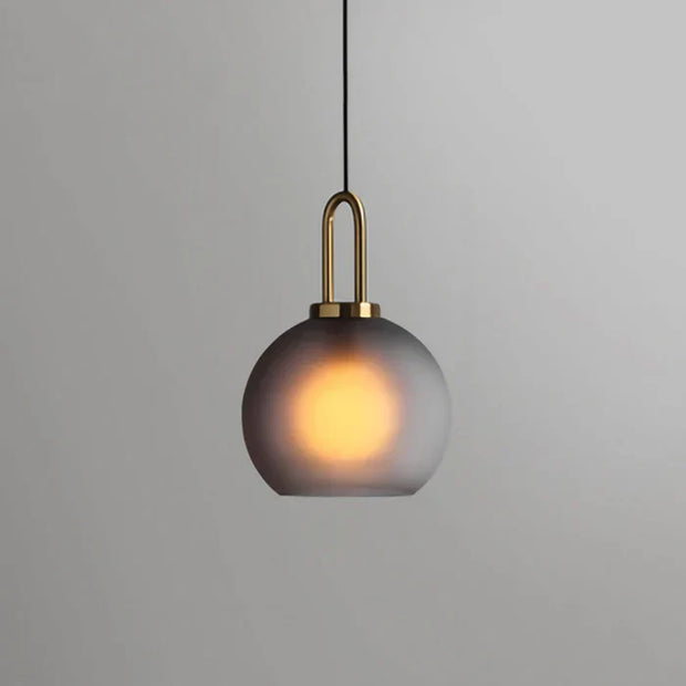 GlowNest – Refined Glass Pendant for Ambient Interiors