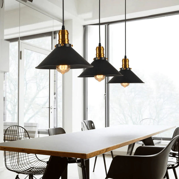 SteelAura – Modern Industrial Hanging Lamp