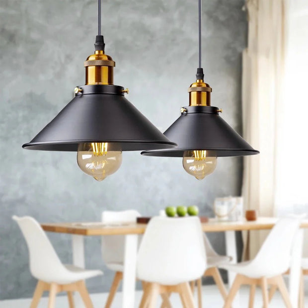 SteelAura – Modern Industrial Hanging Lamp
