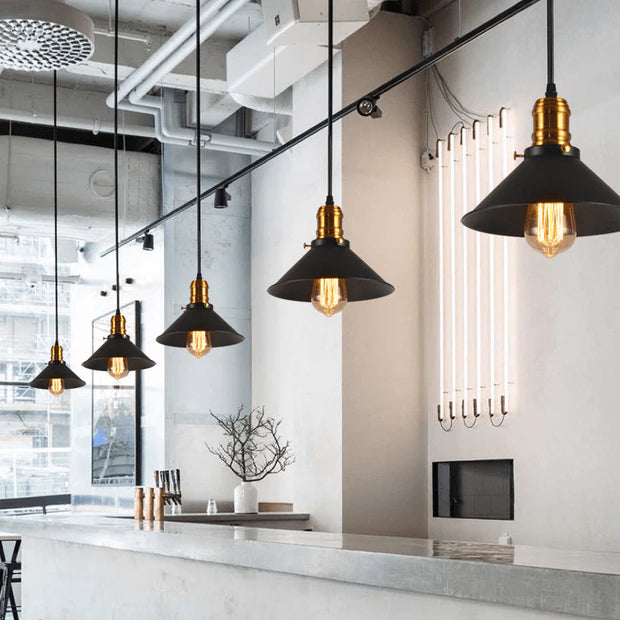 SteelAura – Modern Industrial Hanging Lamp