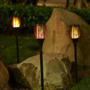 Solar Flame Torch Light – Flickering LED Outdoor Garden Lamp