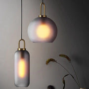 GlowNest – Refined Glass Pendant for Ambient Interiors
