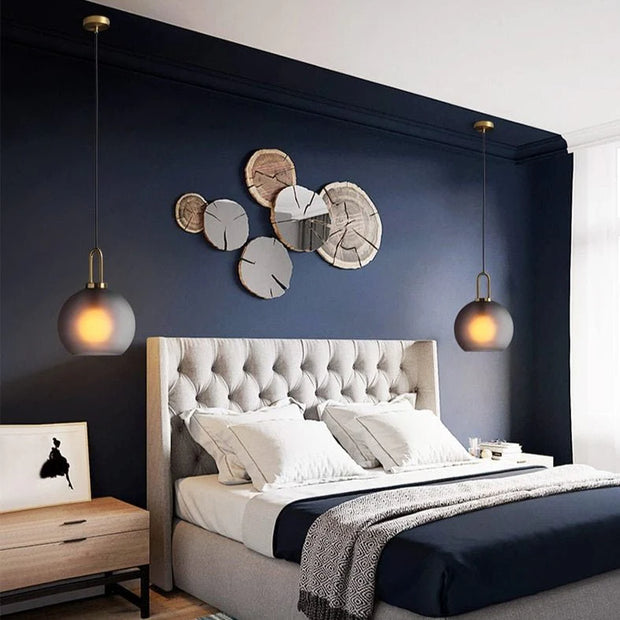 GlowNest – Refined Glass Pendant for Ambient Interiors
