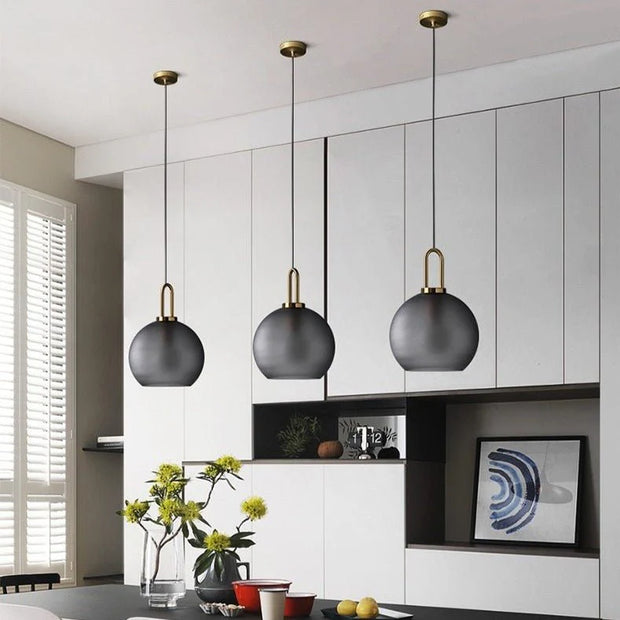 GlowNest – Refined Glass Pendant for Ambient Interiors