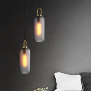 GlowNest – Refined Glass Pendant for Ambient Interiors