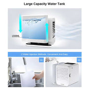 Portable MicroCool Mini Air Conditioner – 1000ml Tank, 99-Speed Fan & Air Purifier